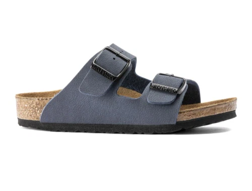 Birkenstock Arizona Kids sandal i navy med to justerbare metalspænder
