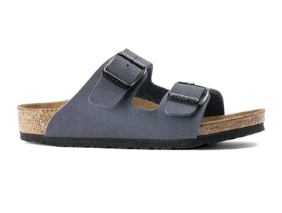 Birkenstock Arizona Kids sandal i navy med to justerbare metalspænder