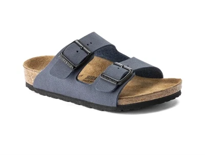 Birkenstock Arizona Kids sandal i navy med to justerbare metalspænder