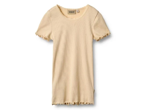 Wheat Katie t-shirt macadamia med blonde