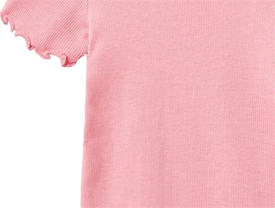 Detalje af Wheat Katie t-shirt bubblegum i rib