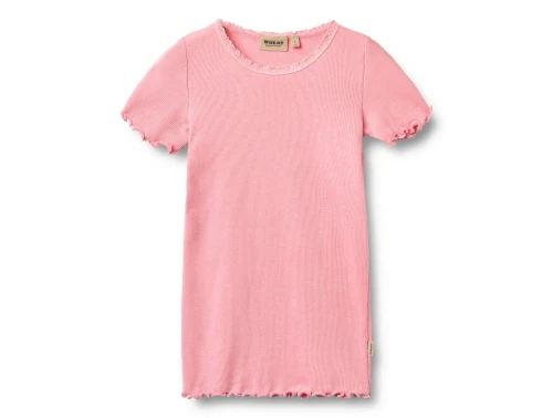 Wheat Katie t-shirt bubblegum i rib