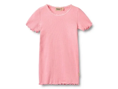 Wheat Katie t-shirt bubblegum i rib
