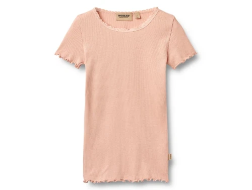 Wheat Katie t-shirt rose cloud i rib