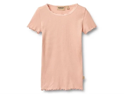 Wheat Katie t-shirt rose cloud i rib