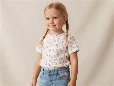 Wheat shell flowers t-shirt Manna