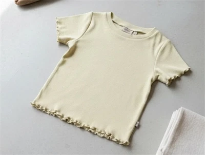Wheat yellow dream t-shirt Irene rib