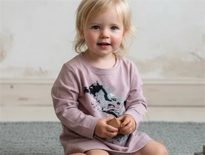 Wheat t-shirt Elsa dusty lavender