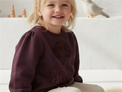 Wheat sweatshirt Frozen Anna soft eggplant