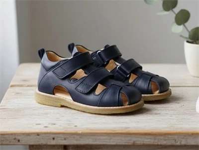 Angulus navy sandal