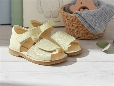 Angulus lys gul sandal glitter