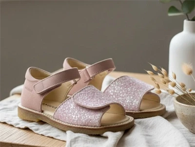 Angulus rosa sandal glitter