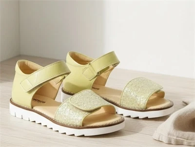 Angulus lys gul sandal glitter