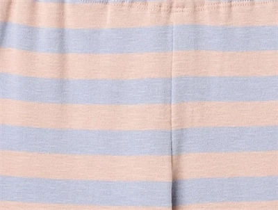 Detalje af Wheat Ela bukser powder stripe i bomuldsjersey