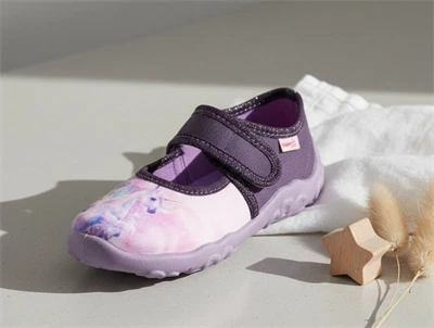 Superfit BONNY hjemmesko lilla tekstil med enhjørningemotiv