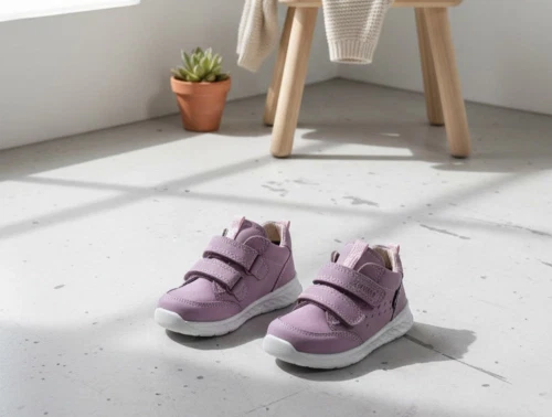 Superfit Breeze begyndersko i lilac og rose med velcro