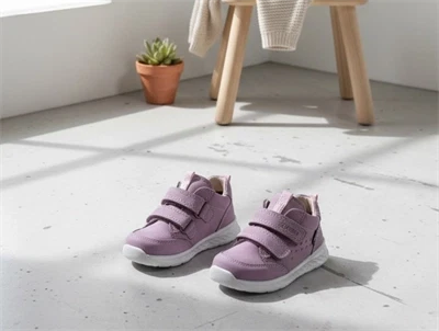 Superfit Breeze begyndersko i lilac og rose med velcro