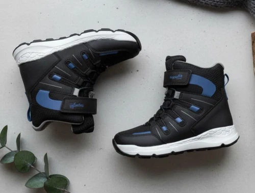 Superfit schwarz/blau vinterstøvle Free Ride med GORE-TEX