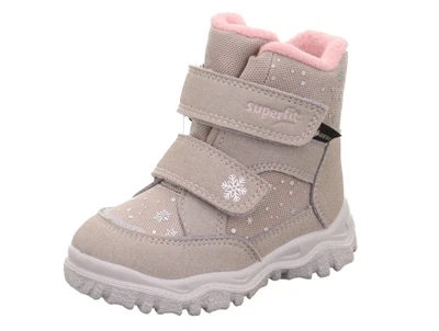 Superfit Husky1 vinterstøvle beige rosa med GORE-TEX