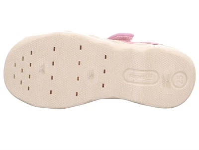 Superfit Bubble hjemmesko rosa med velcro