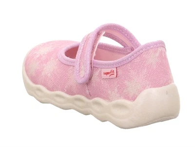 Superfit Bubble hjemmesko rosa med velcro