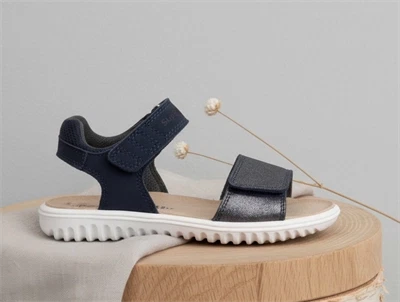 Superfit Sparkle sandal blå med glimmer og velcro