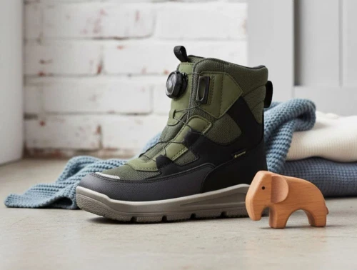 Superfit schwarz/grün vinterstøvle Mars med GORE-TEX