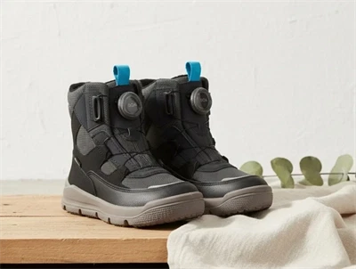 Superfit Mars vinterstøvle sort/grå med BOA lukning og GORE-TEX