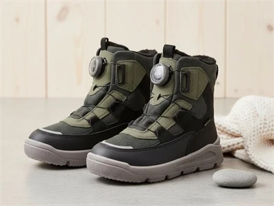 Superfit Mars vinterstøvle grøn/sort med BOA lukning og GORE-TEX