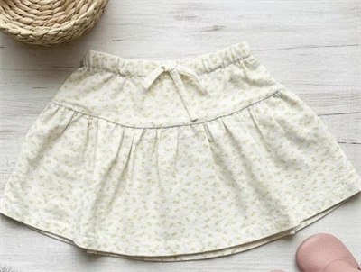 Popirol nederdel Pocaia light beige melange