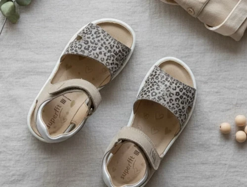 Superfit Sparkle sandal beige leopard
