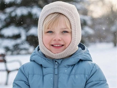 MP Oslo elefanthue beige melange i merinould med bomuldsfoer