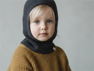 MP dark grey melange elefanthue Oslo uld/bomuld