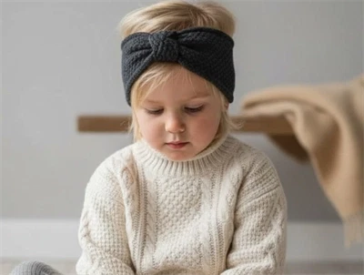 MP Oslo pandebånd dark grey melange uld/fleece