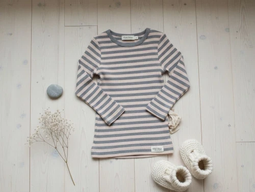 MarMar rose/grey melange t-shirt modal stripes
