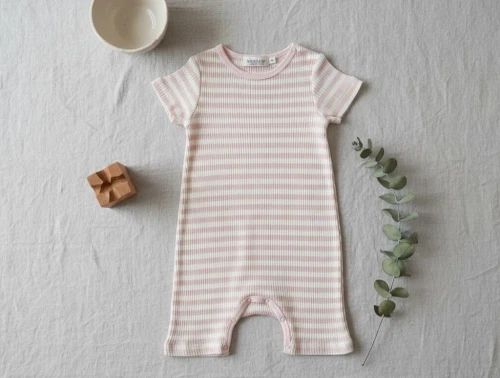 MarMar rose/offwhite heldragt Rompy stripes