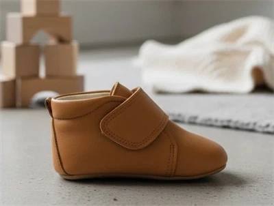 Pom Pom hjemmesko camel