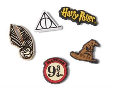 harry potter charms 5 pak symboler til crocs