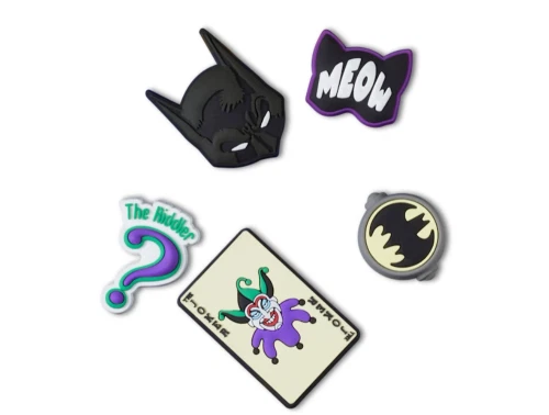 Crocs charms 5-pak med Batman figurer i farverigt design