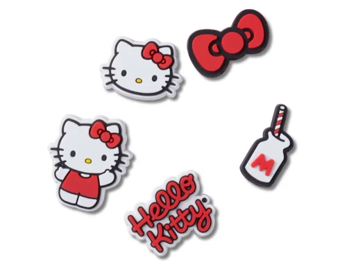Crocs charms 5-pak med Hello Kitty figurer i farverigt design