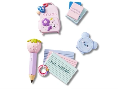 back to school charms 5 pak til crocs
