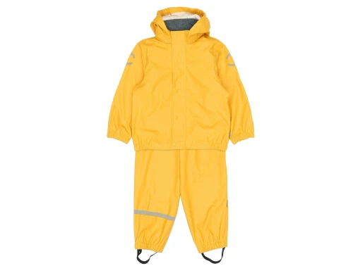 Mikk-Line regnsæt sunflower med jakke og bukser i gult