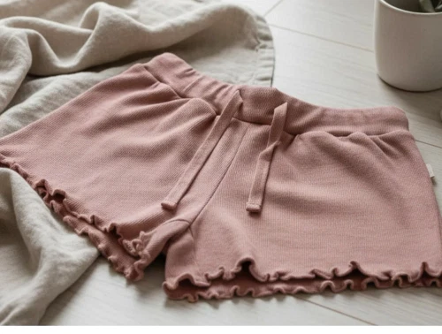Wheat old rose shorts Gertrud rib