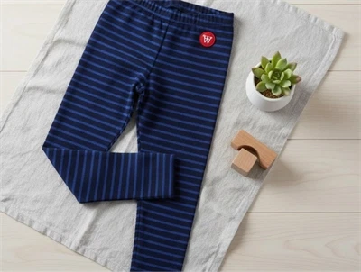 Wood Wood leggings Ira navy/blue stripes