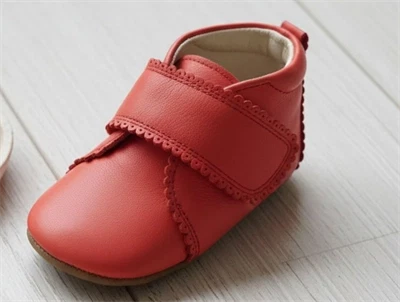 Pom Pom hjemmesko rød