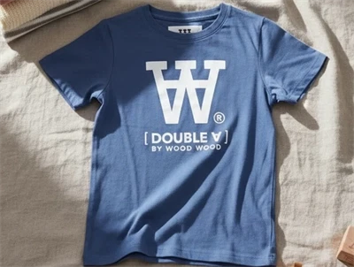 Wood Wood t-shirt Ola vintage blue