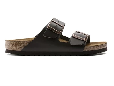 Birkenstock Arizona brun lædersandal med spænder