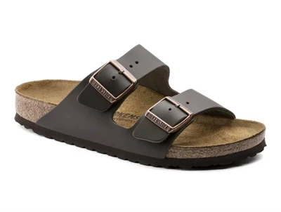 Birkenstock Arizona brun lædersandal med spænder