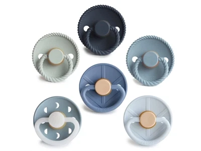 FRIGG endless sea sæt med seks sutter set forfra