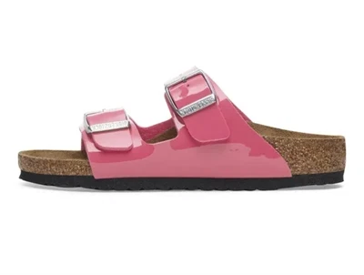 Birkenstock Arizona sandal i pink med spænder